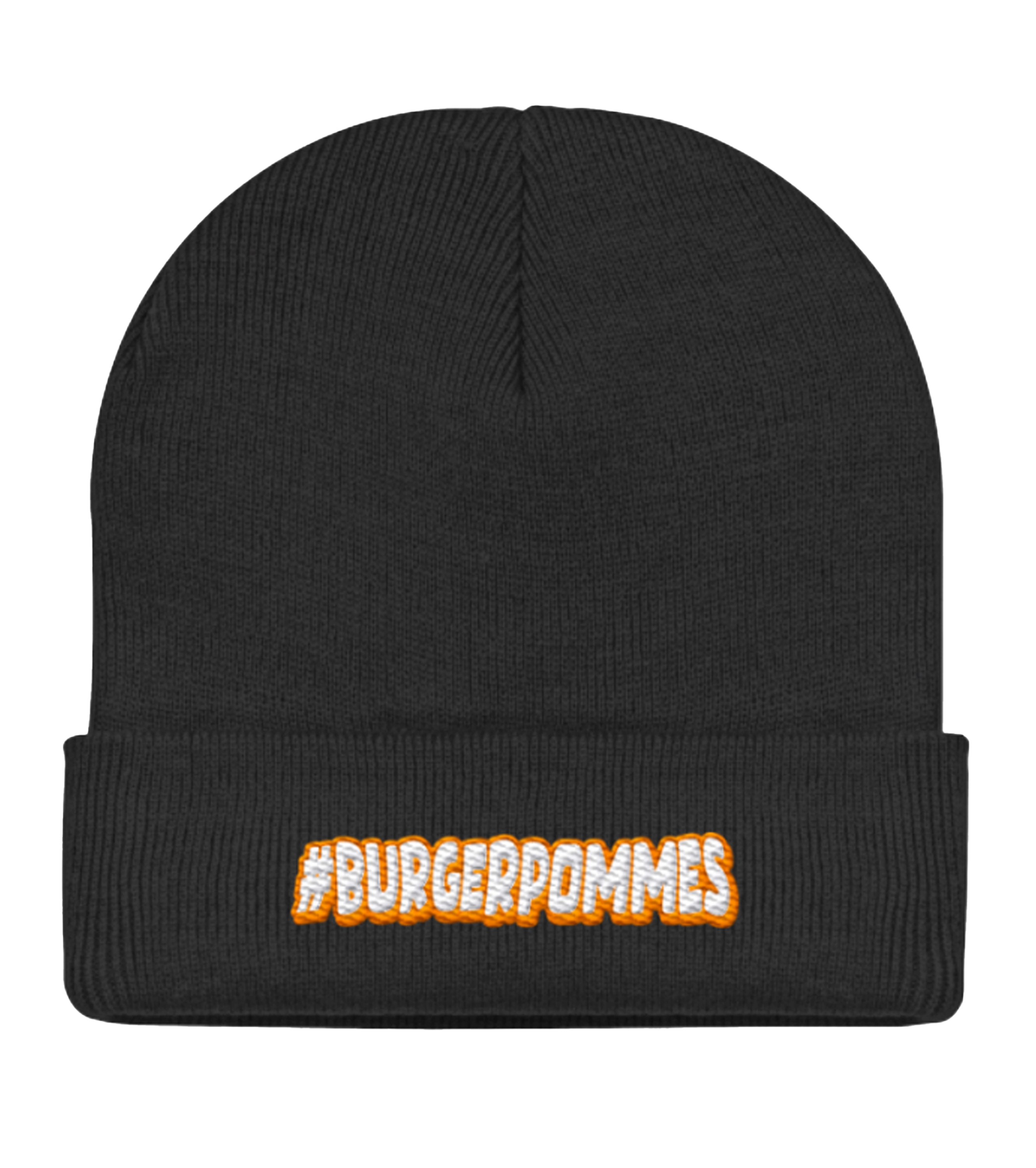 #BURGERPOMMES Silvester Bundle - T-Shirt + bestickte Mütze + Tischkalender + Autogrammkarte