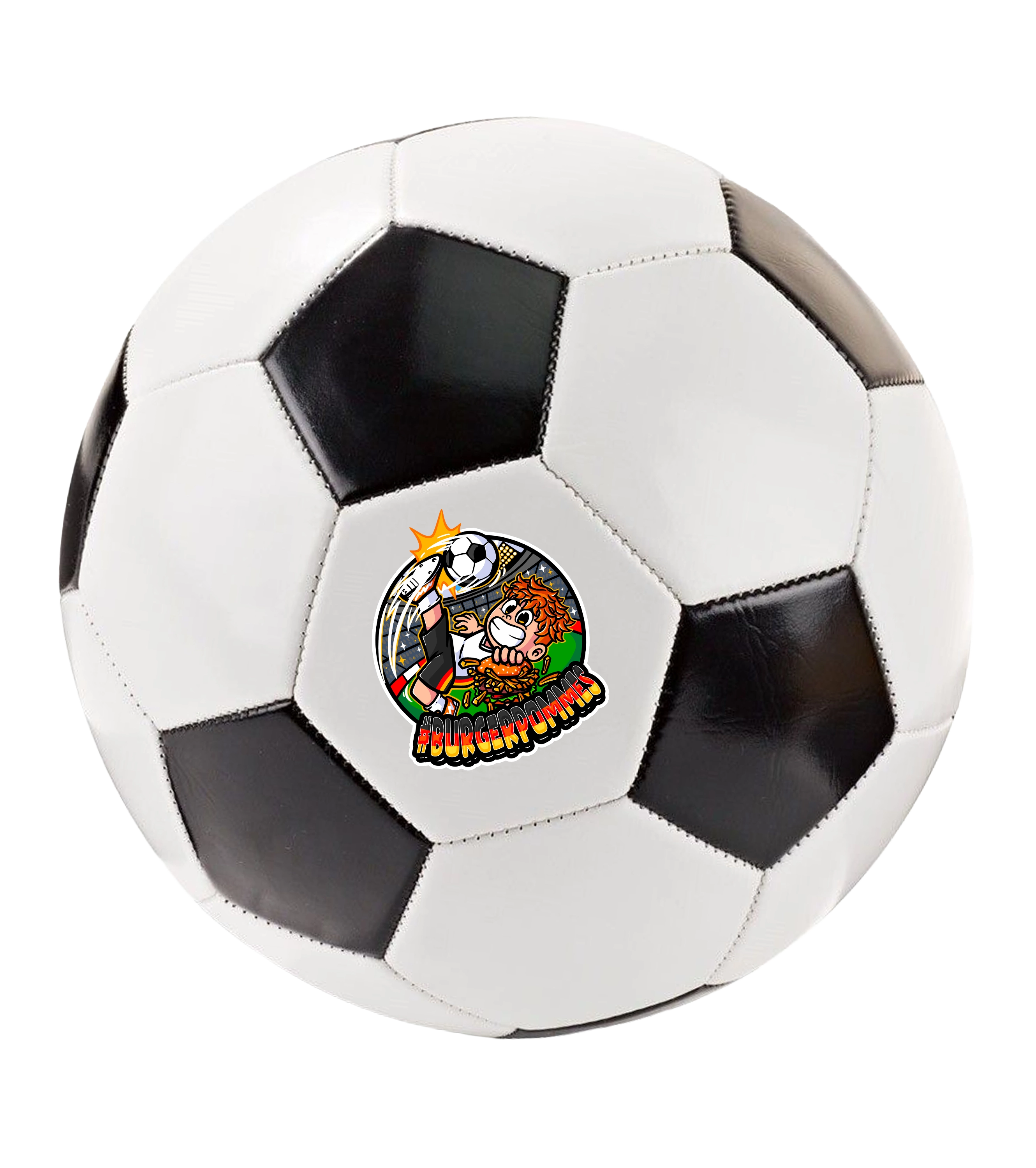 #BURGERPOMMES WM Bundle - Trikot + Fußball + Winkehand + Autogrammkarte