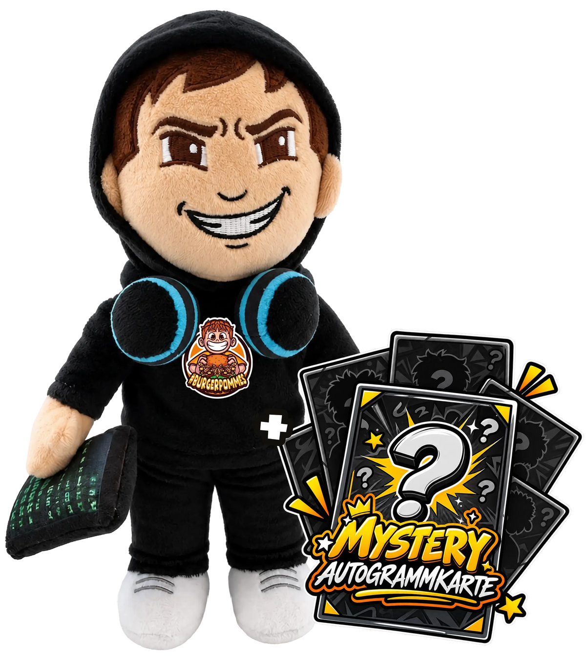 Mini Hacker Lukas - Plushi + Mystery Autogrammkarte