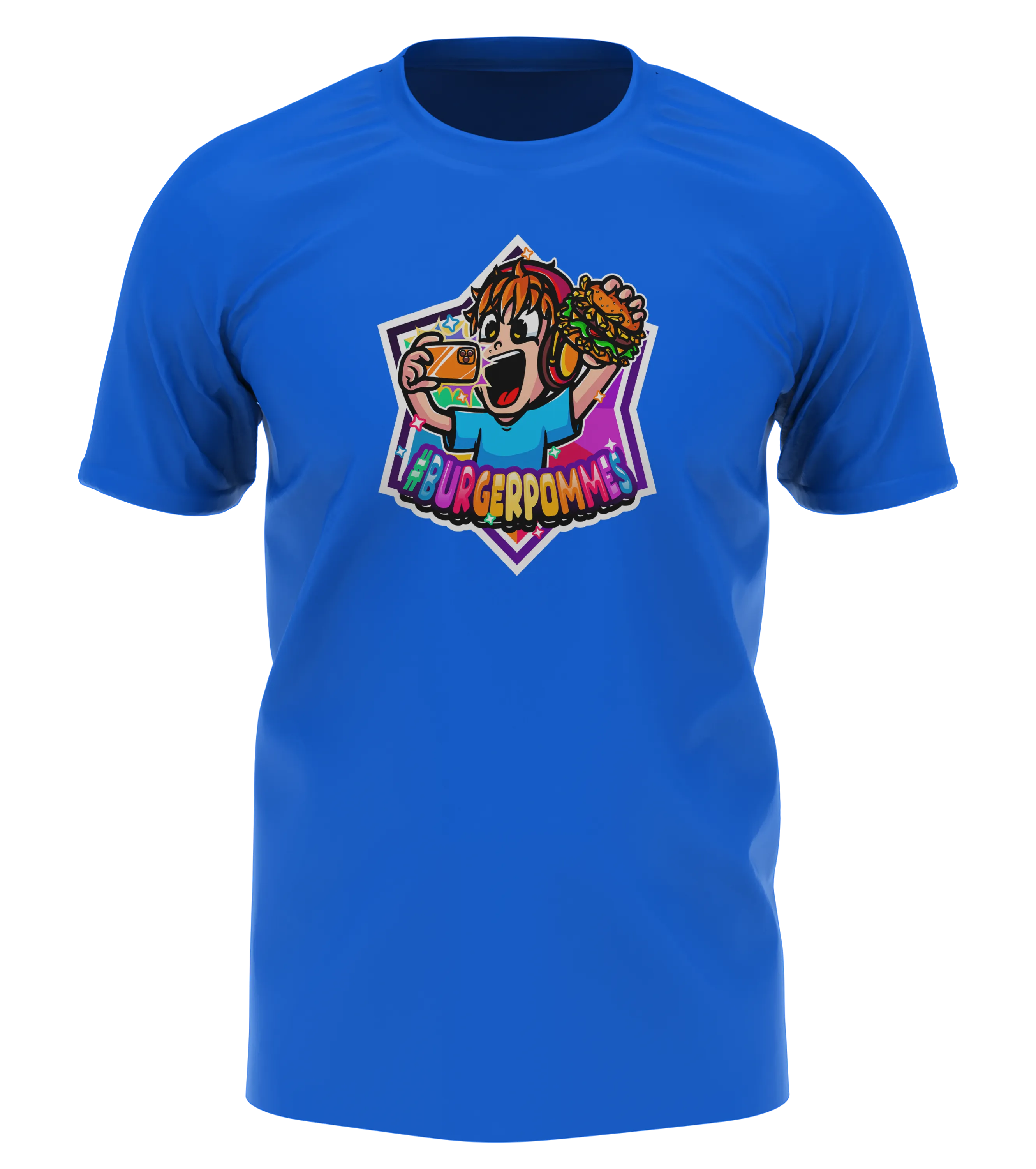 #BURGERPOMMES Chaos Bundle - T-Shirt + Brawl Stars 2er Actionfiguren + Poster + Autogrammkarte