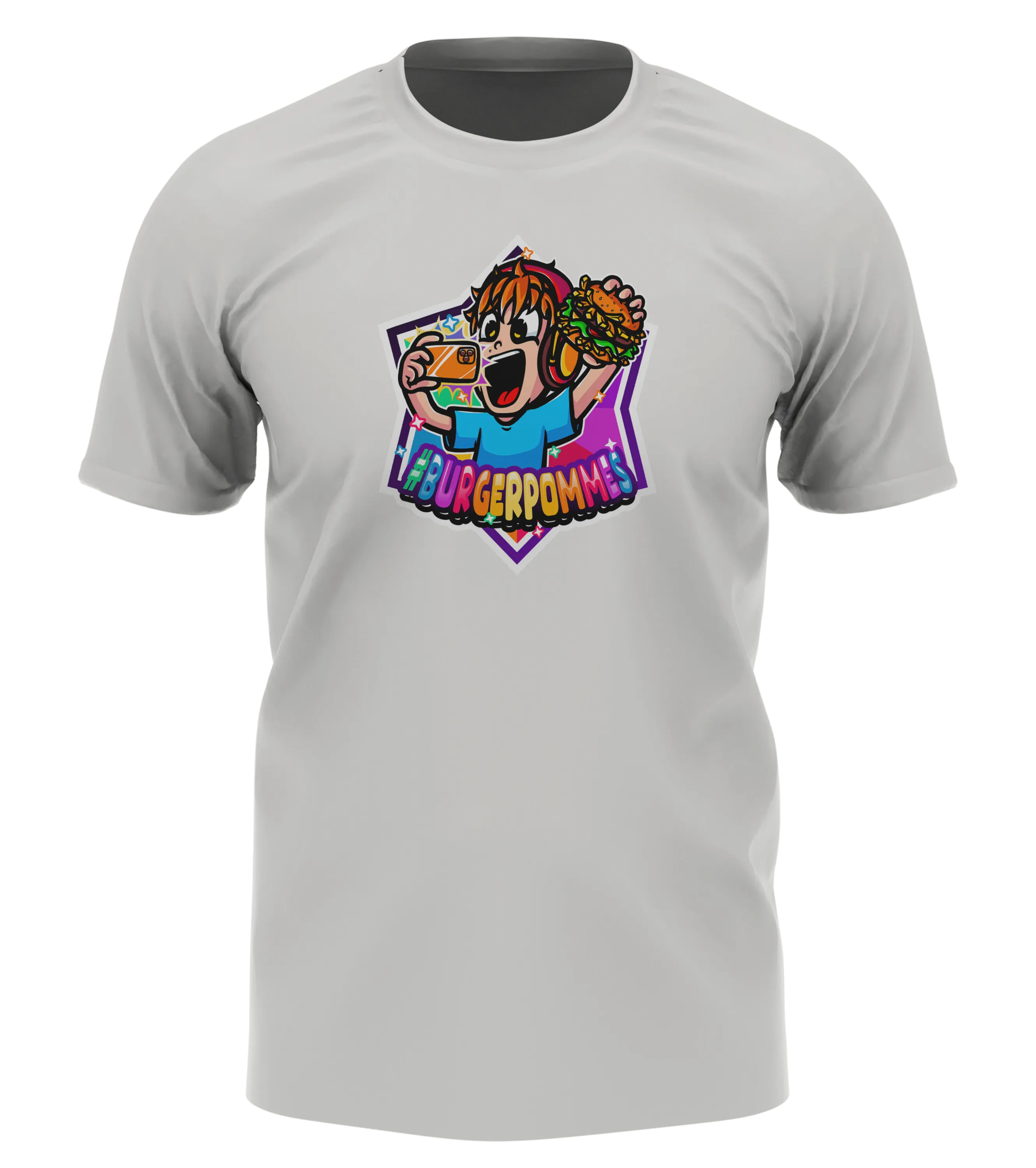 #BURGERPOMMES Chaos Bundle - T-Shirt + Brawl Stars 2er Actionfiguren + Poster + Autogrammkarte