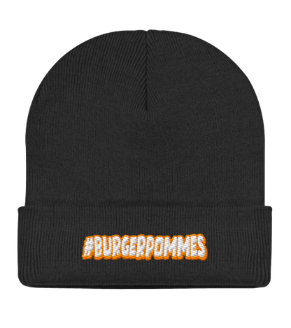 #BURGERPOMMES Silvester Bundle - T-Shirt + bestickte Mütze + Tischkalender + Autogrammkarte