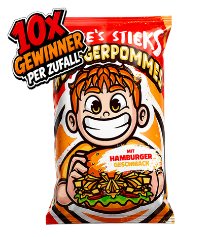 #BURGERPOMMES 3 Bundle - Hoodie + Sonnenbrille + Drink + Poster + CD + Autogrammkarte + 3 von 9 zufälligen Gegenständen