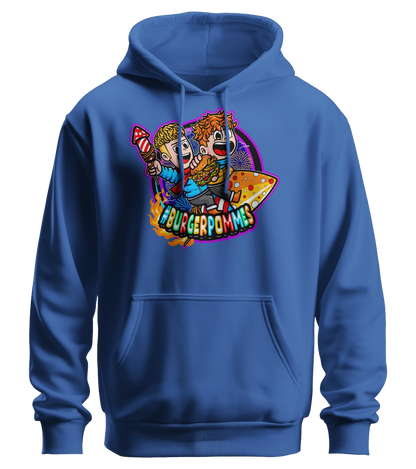 #BURGERPOMMES Silvester Bundle - Hoodie + bestickte Mütze + Tischkalender + Autogrammkarte