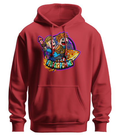 #BURGERPOMMES Silvester Bundle - Hoodie + bestickte Mütze + Tischkalender + Autogrammkarte