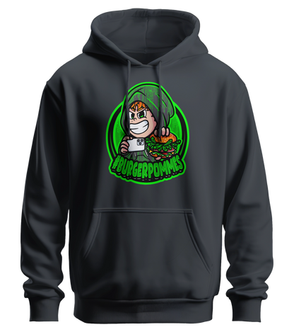 #BURGERPOMMES Hacker Mystery Bundle  - Hoodie + Autogrammkarte + Mystery Brainrot Plushi + 4 Mystery Beilagen