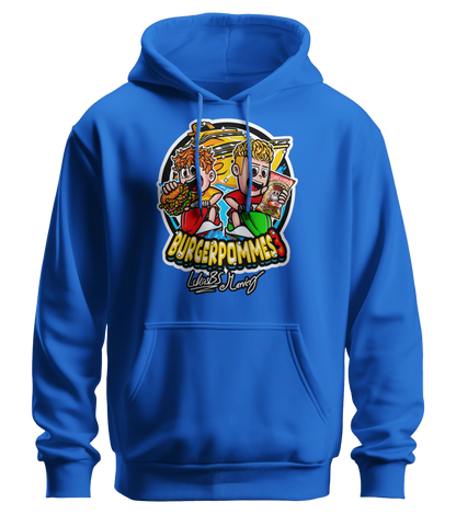 #BURGERPOMMES 3 Bundle - Hoodie + Sonnenbrille + Drink + Poster + CD + Autogrammkarte + 3 von 9 zufälligen Gegenständen