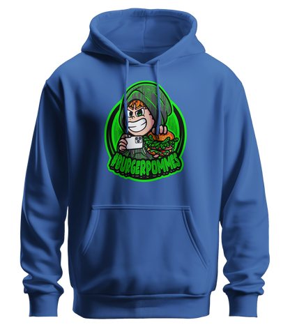 #BURGERPOMMES Hacker Mystery Bundle  - Hoodie + Autogrammkarte + Mystery Brainrot Plushi + 4 Mystery Beilagen