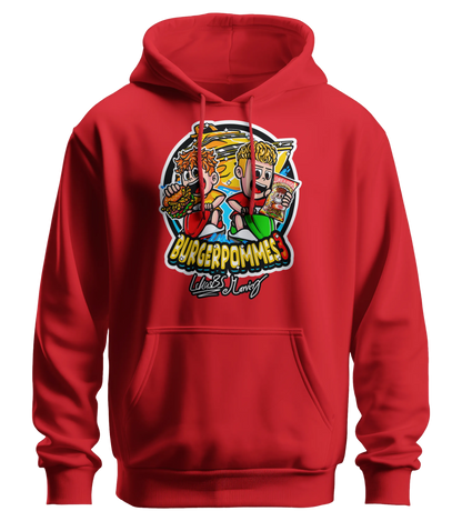 #BURGERPOMMES 3 Bundle - Hoodie + Sonnenbrille + Drink + Poster + CD + Autogrammkarte + 3 von 9 zufälligen Gegenständen