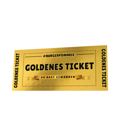 #BURGERPOMMES Disstrack Bundle - T-Shirt + Disstrack CD + Schal + Autogrammkarte + Chance auf das goldene Ticket