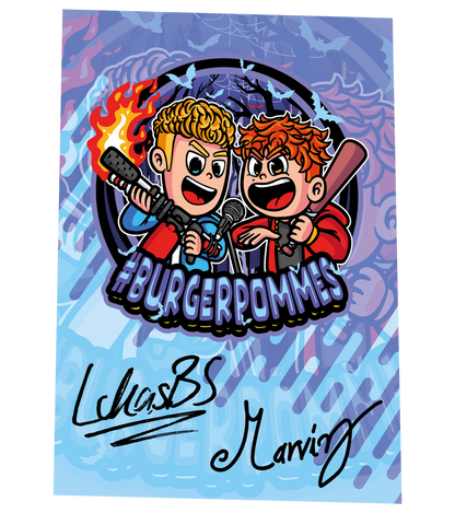 #BURGERPOMMES Disstrack Bundle - T-Shirt + Disstrack CD + Schal + Autogrammkarte + Chance auf das goldene Ticket