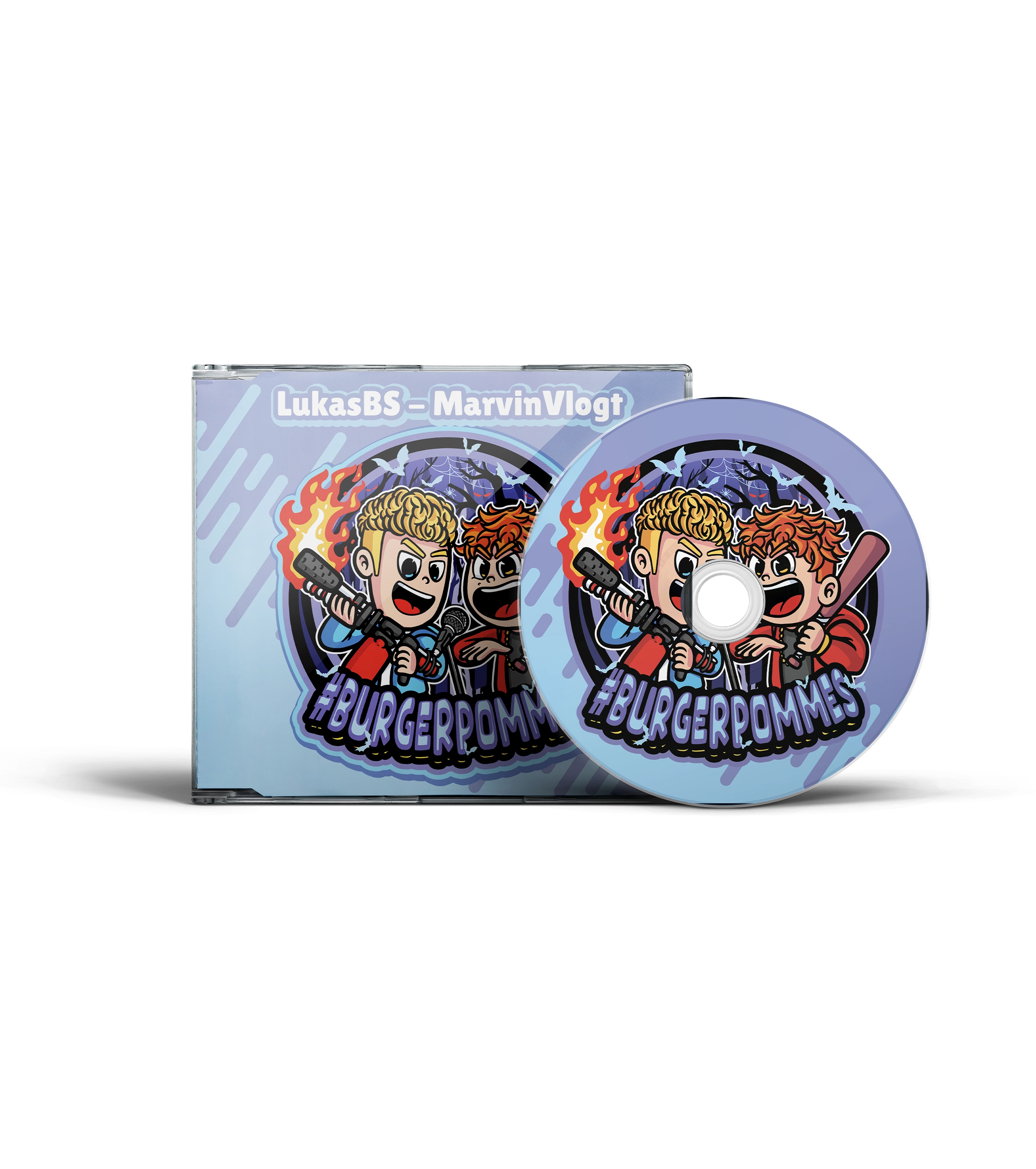 #BURGERPOMMES Disstrack Bundle - T-Shirt + Disstrack CD + Schal + Autogrammkarte + Chance auf das goldene Ticket