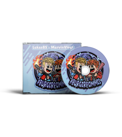 #BURGERPOMMES Disstrack Bundle - T-Shirt + Disstrack CD + Schal + Autogrammkarte + Chance auf das goldene Ticket