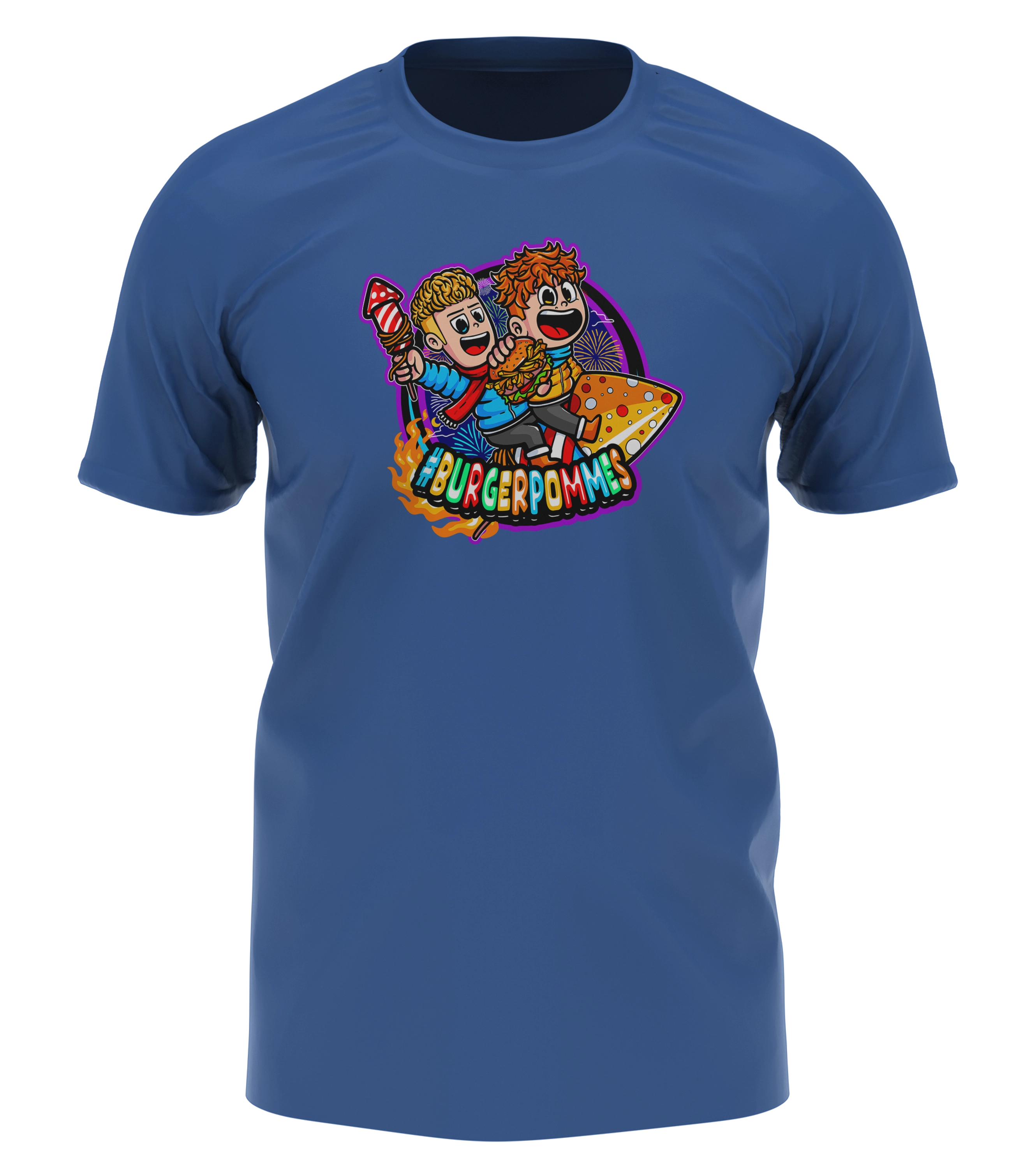 #BURGERPOMMES Silvester Bundle - T-Shirt + bestickte Mütze + Tischkalender + Autogrammkarte